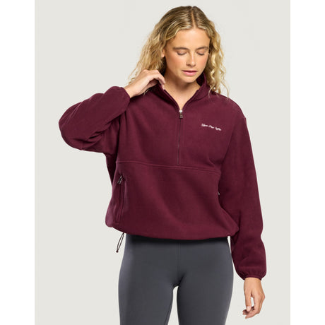 Gym+Coffee Polar Half Zip Fleece (Ladies) - Cherry Crush - photo 9