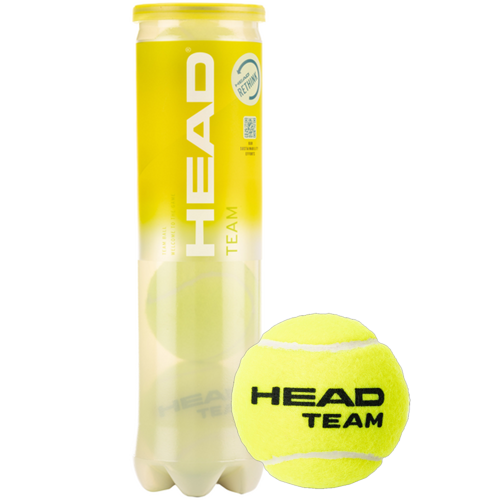 Head Team 4 Tennis Ball Tube