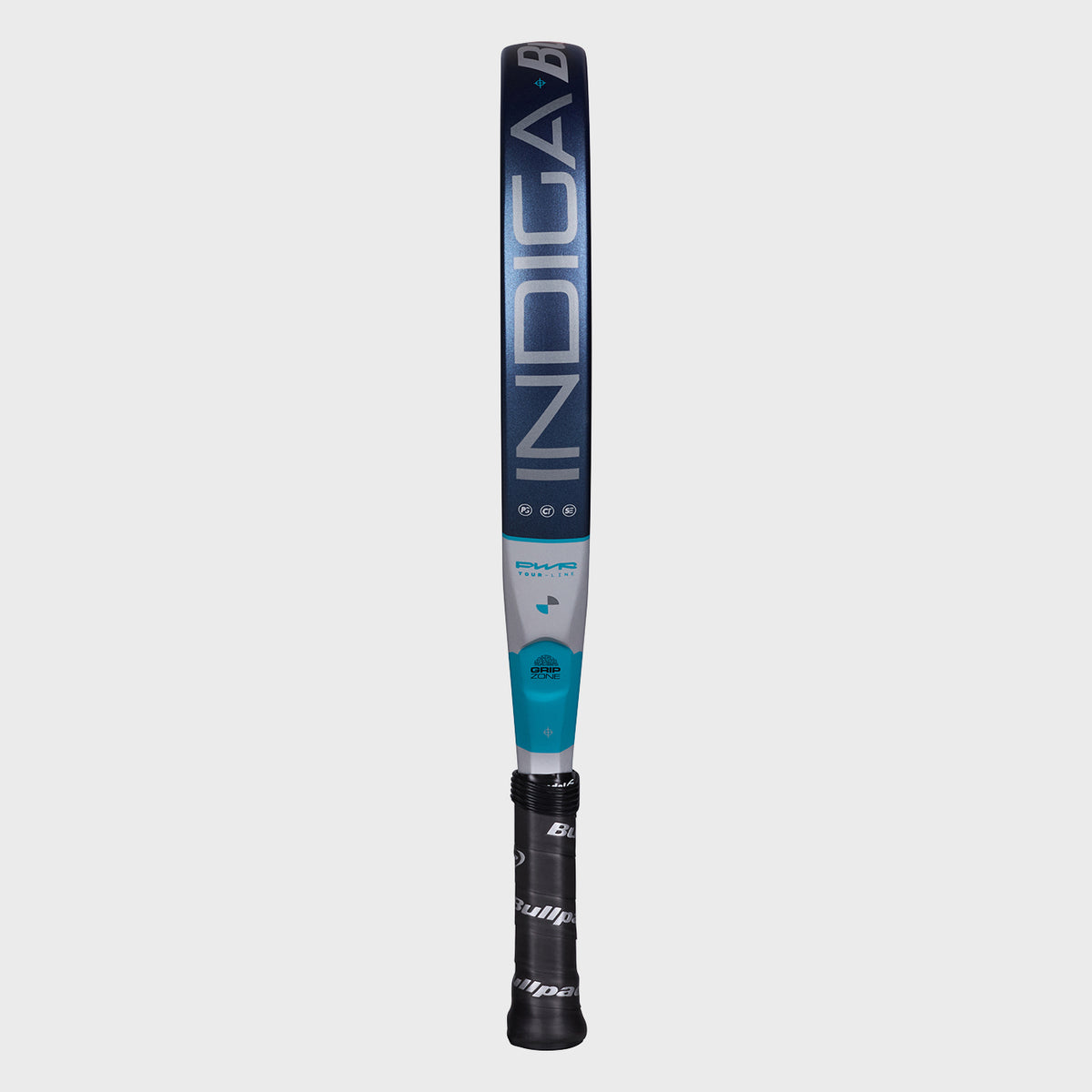 Bullpadel Indiga Power 26 padel racket, side profile