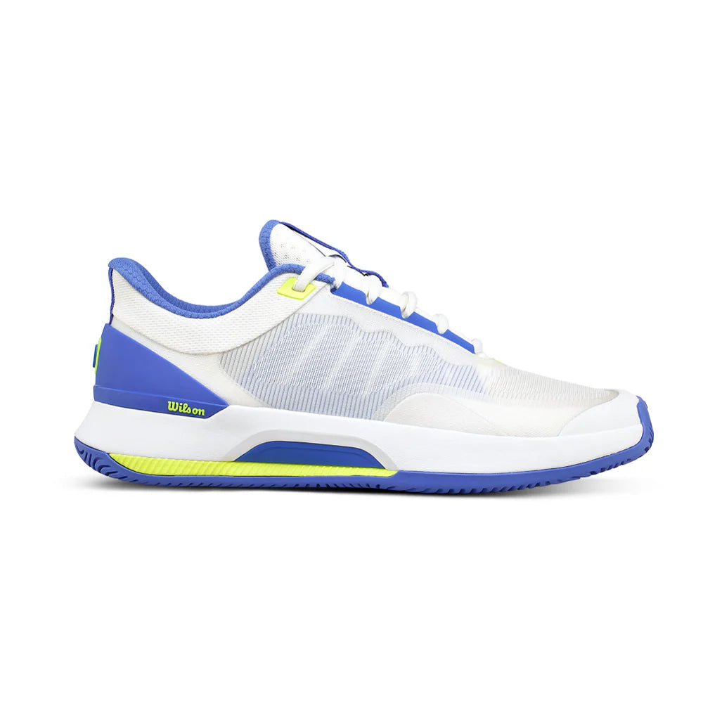 Wilson Intrigue Tour All Court Tennis Shoes (Ladies) - White - Amparo Blue - Yellow