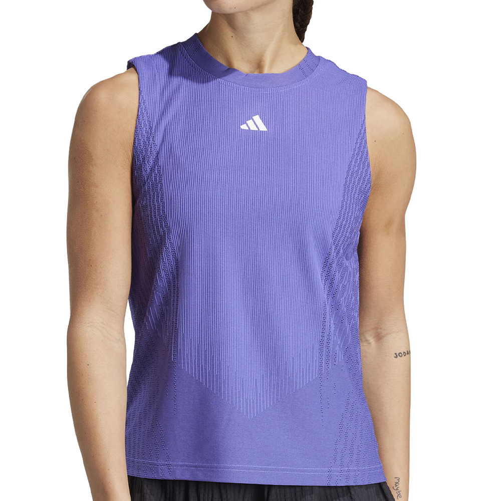 Adidas AirChill Match Pro Tennis Tank Top ladies Cobalt Blue