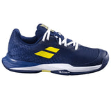 Babolat Jet Mach 3 Junior Clay Tennis Shoe (Boys) - Sodalite Blue