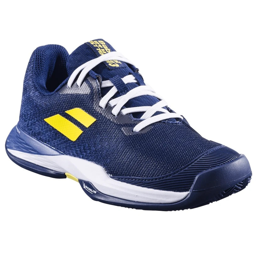 Babolat Jet Mach 3 Junior Clay Tennis Shoe (Boys) - Sodalite Blue