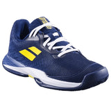 Babolat Jet Mach 3 Junior Clay Tennis Shoe (Boys) - Sodalite Blue