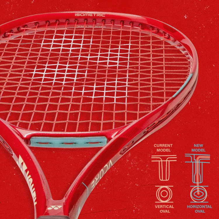 Yonex VCORE 98 (2026) Performance Tennis Racket - Ruby Red (UNSTRUNG)