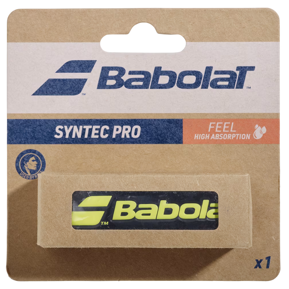 Babolat Syntec Pro Replacement Grip - Black/Fluorescent Yellow
