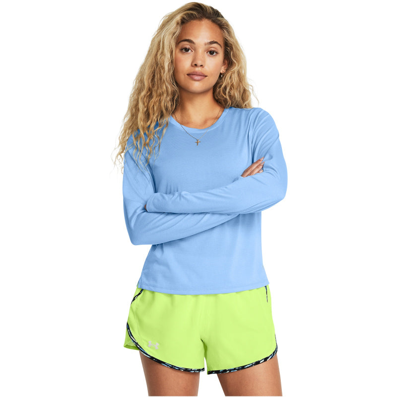 Under Armour Launch Longsleeve Top (Ladies) - Horizon Blue/Reflective