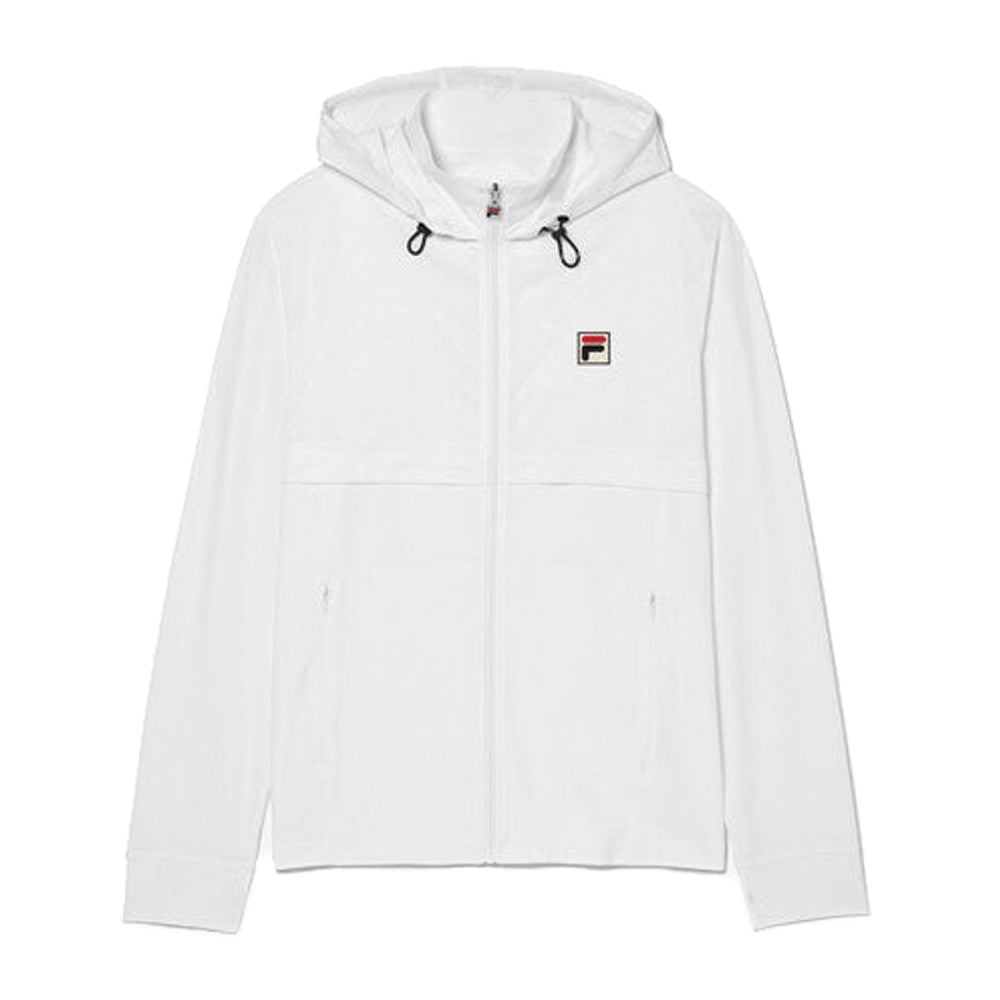 Fila white line hoodie hotsell