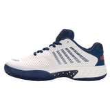 K-Swiss Hypercourt Express 2 HB Tennis Shoes (Mens) - Blanc/Blue Opal/Lollipop