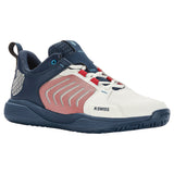 K-Swiss Ultrashot Team Tennis Shoes (Mens) - Blanc/Blue Opal/Lollipop