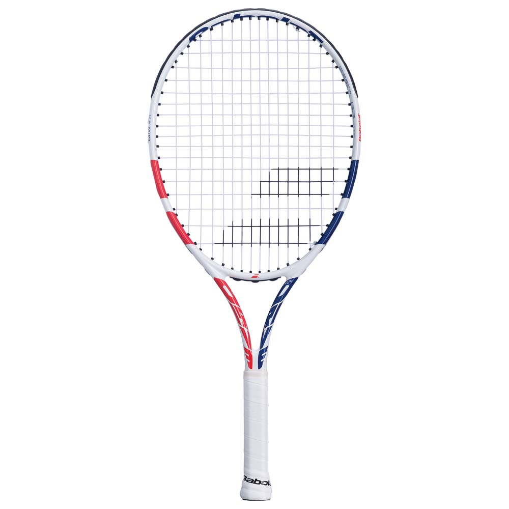Babolat Drive Junior 24" Tennis Racket - White/Pink/Blue