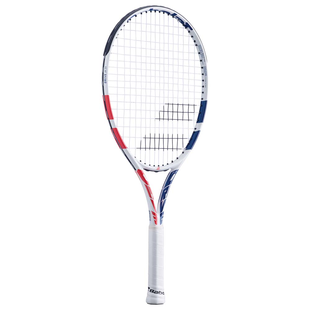 Babolat Drive Junior 24" Tennis Racket - White/Pink/Blue