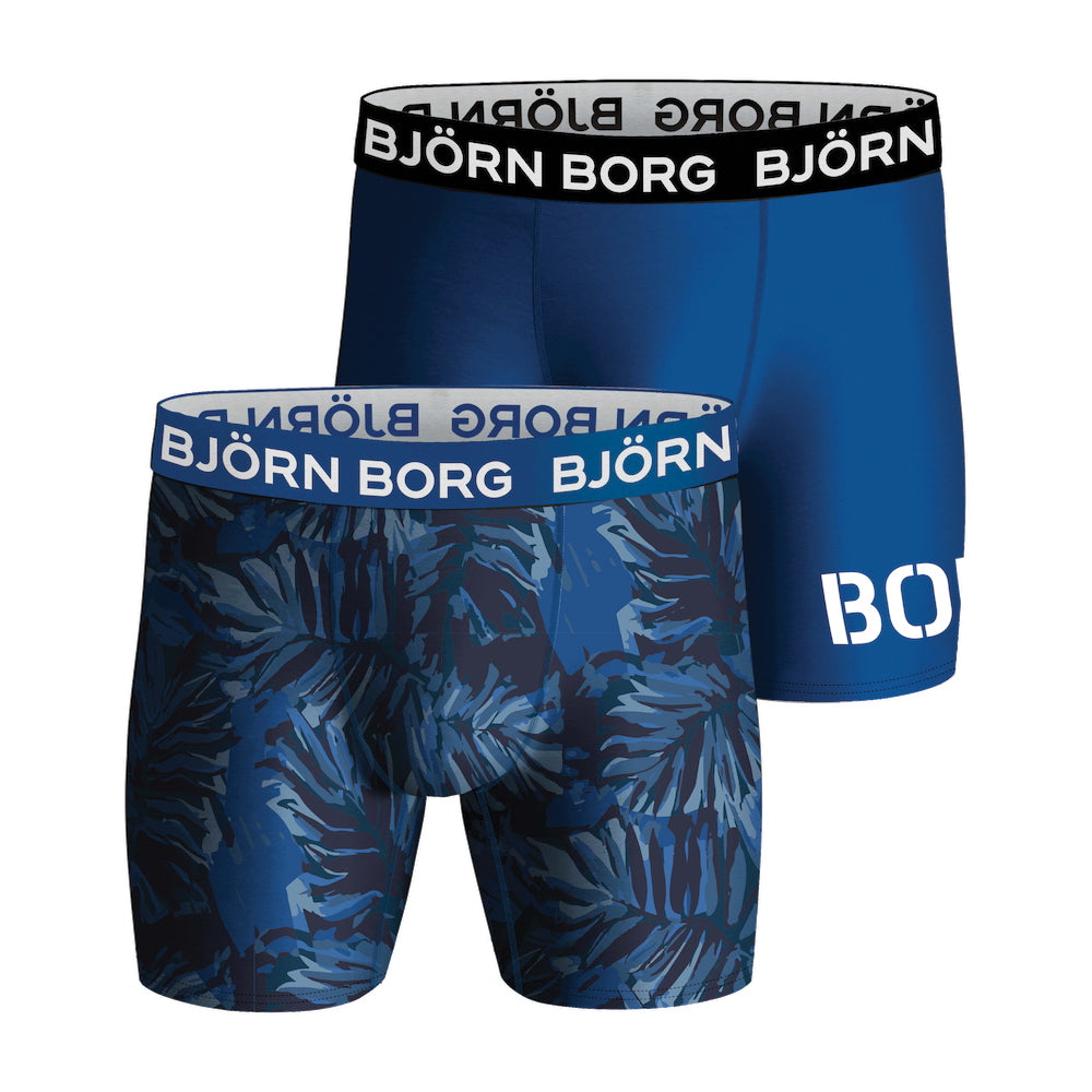 Bjorn Borg (Mens) Performance Boxers 2P - Multi