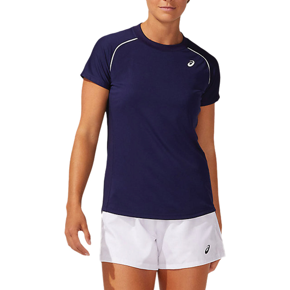 Asics Court Piping SS (Ladies) - Peacoat