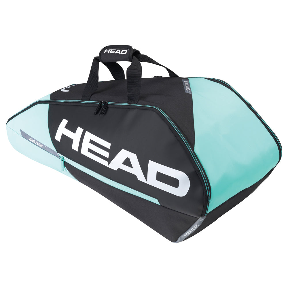 Head Tour Team 6R Tennis Bag- Black/Mint