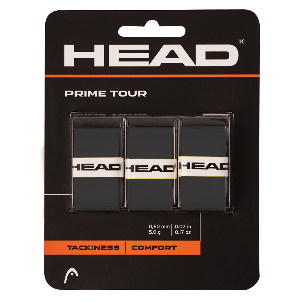 Head Prime Tour 3 Pack - Black