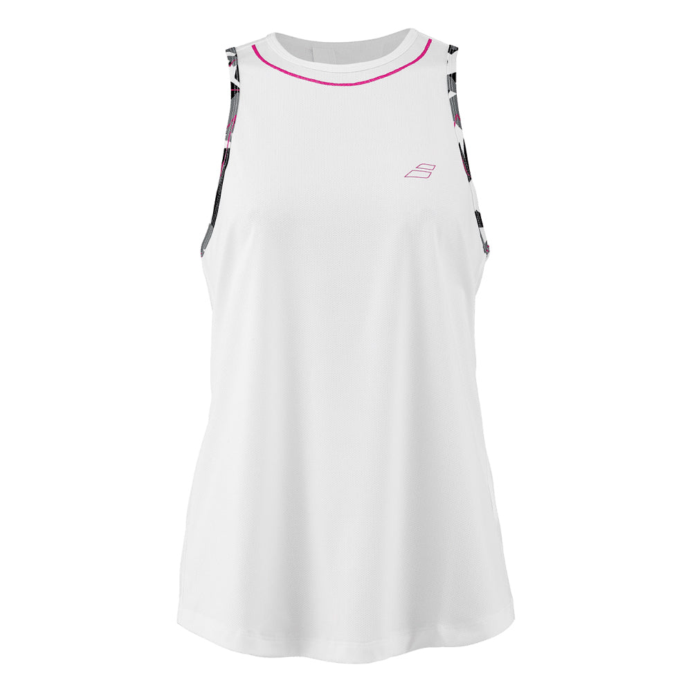 Babolat Aero Tank Top Ladies White stringsports