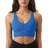 Björn Borg PERFORMANCE LOW SUPPORT - Light support sports bra - nautical  blue/blue 
