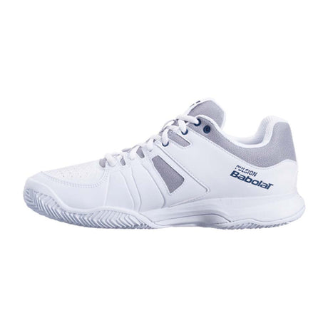 Babolat Pulsion Clay Tennis Shoes (Mens) - White/Estate Blue