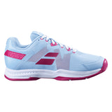 Babolat SFX3 All Court Tennis Shoes (Ladies) - Clearwater/Cherry