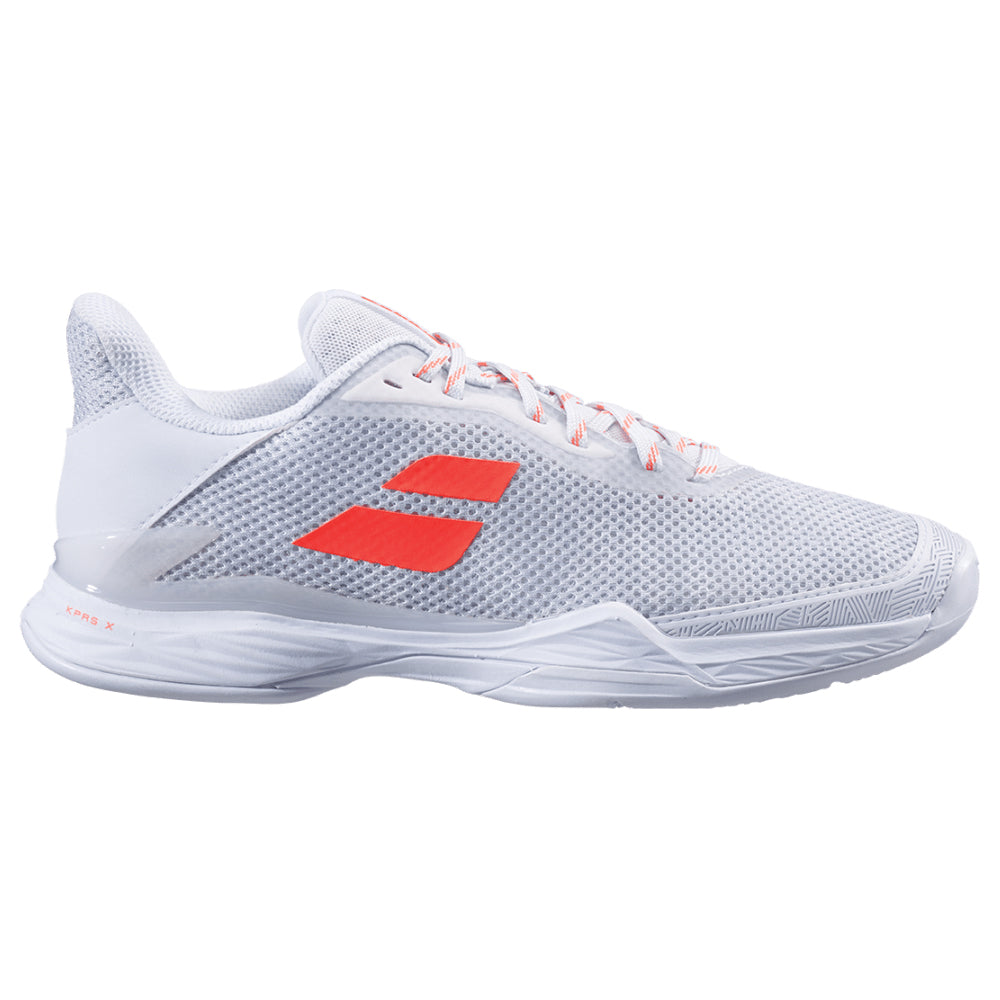Babolat Jet Tere Clay Tennis Shoes (Ladies) - White/Living Coral