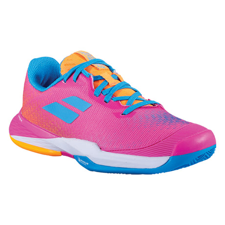 Babolat Jet Mach 3 Clay Tennis Shoes (Junior) - Hot Pink