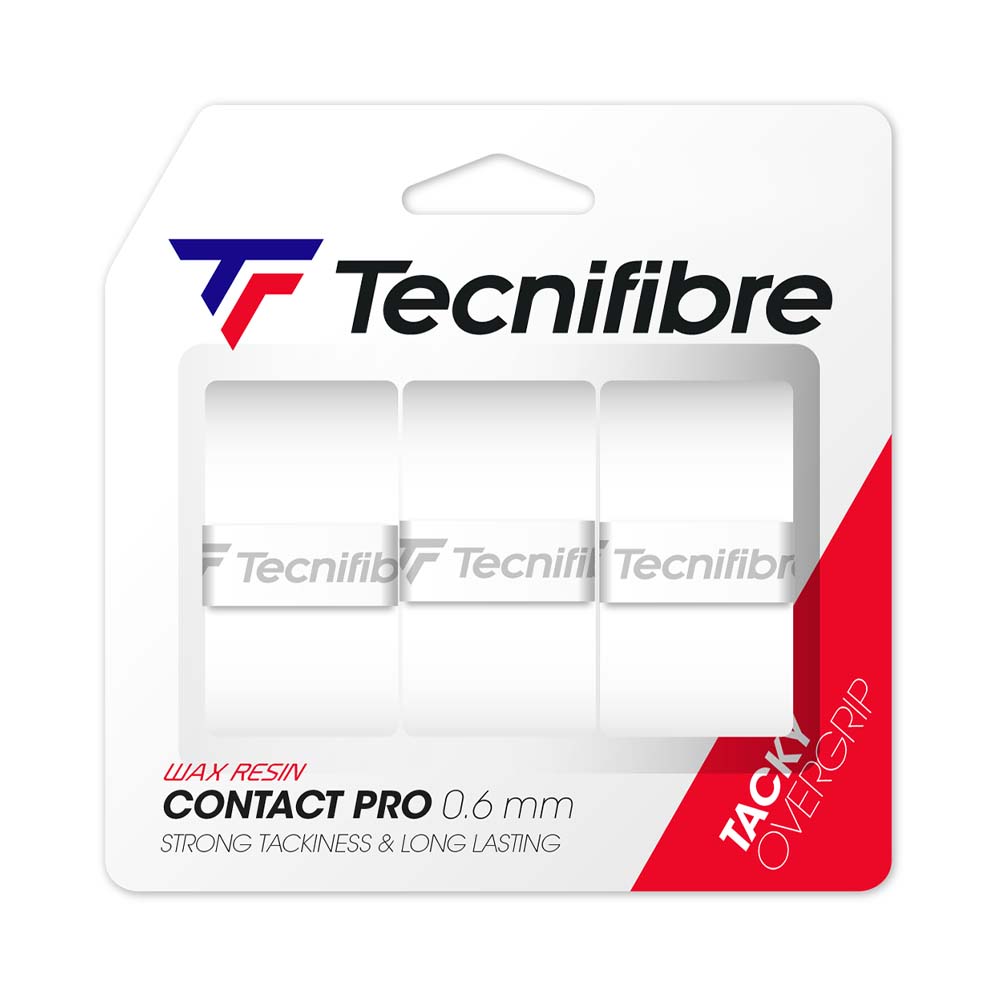 Tecnifibre Contact Pro 3 Pack - White