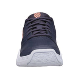 K-Swiss Court Express Omni Tennis Shoes (Junior) - Grey Stone/Peach/White
