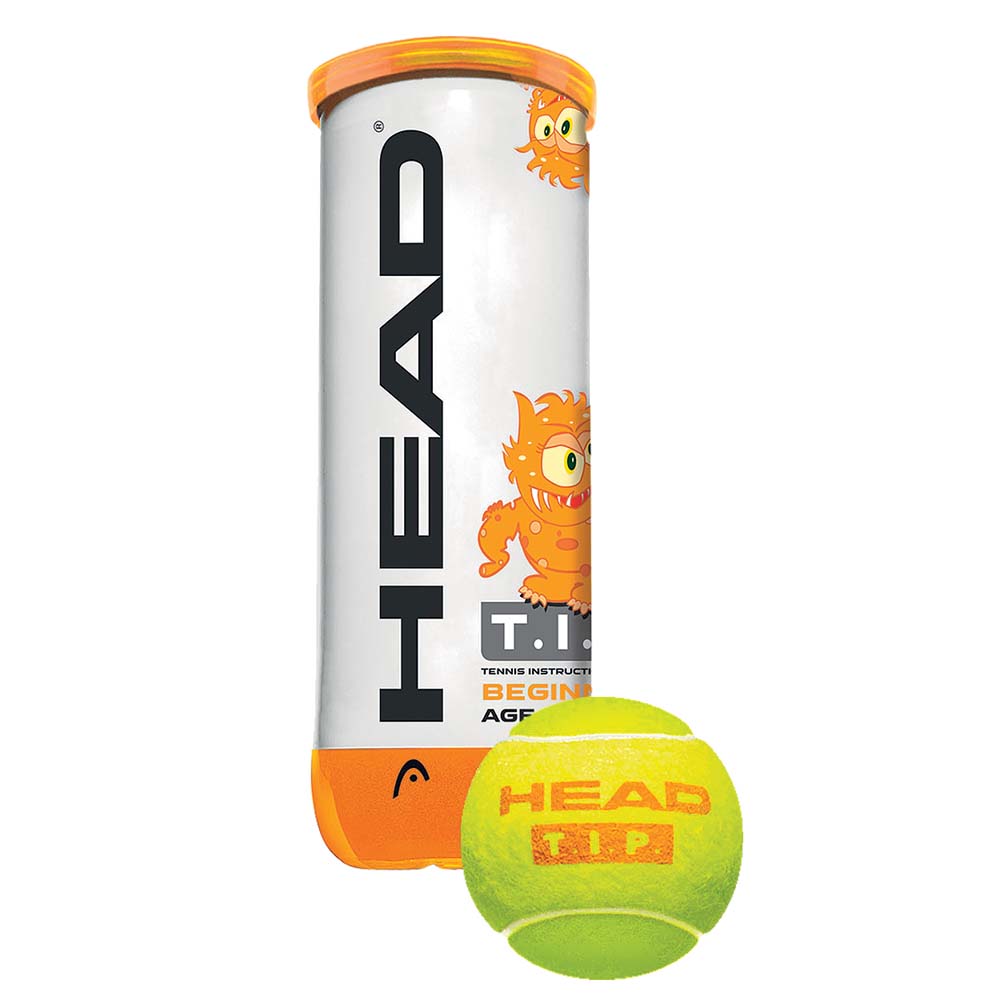 HEAD TIP Orange Tennis Ball (Dozen) - 3 Ball