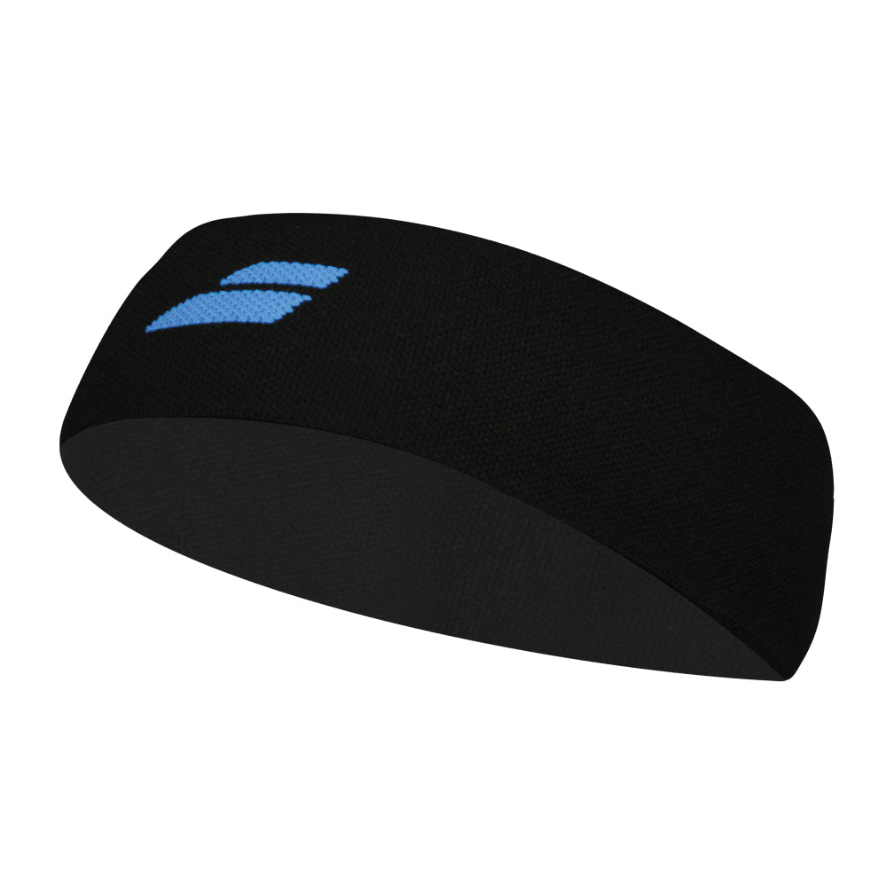 Babolat Logo Headband - Black/Diva Blue