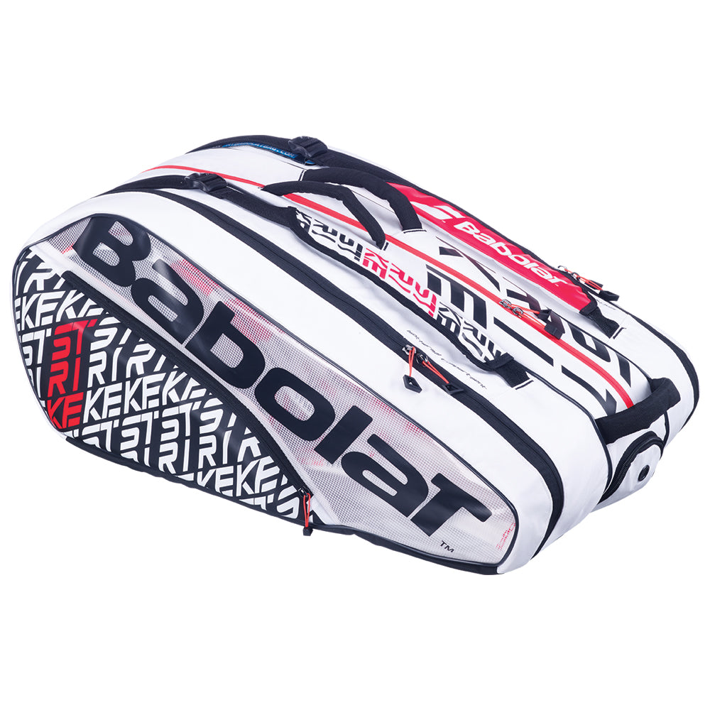 Babolat Pure Strike 12 Racket Tennis Bag - White/Orange