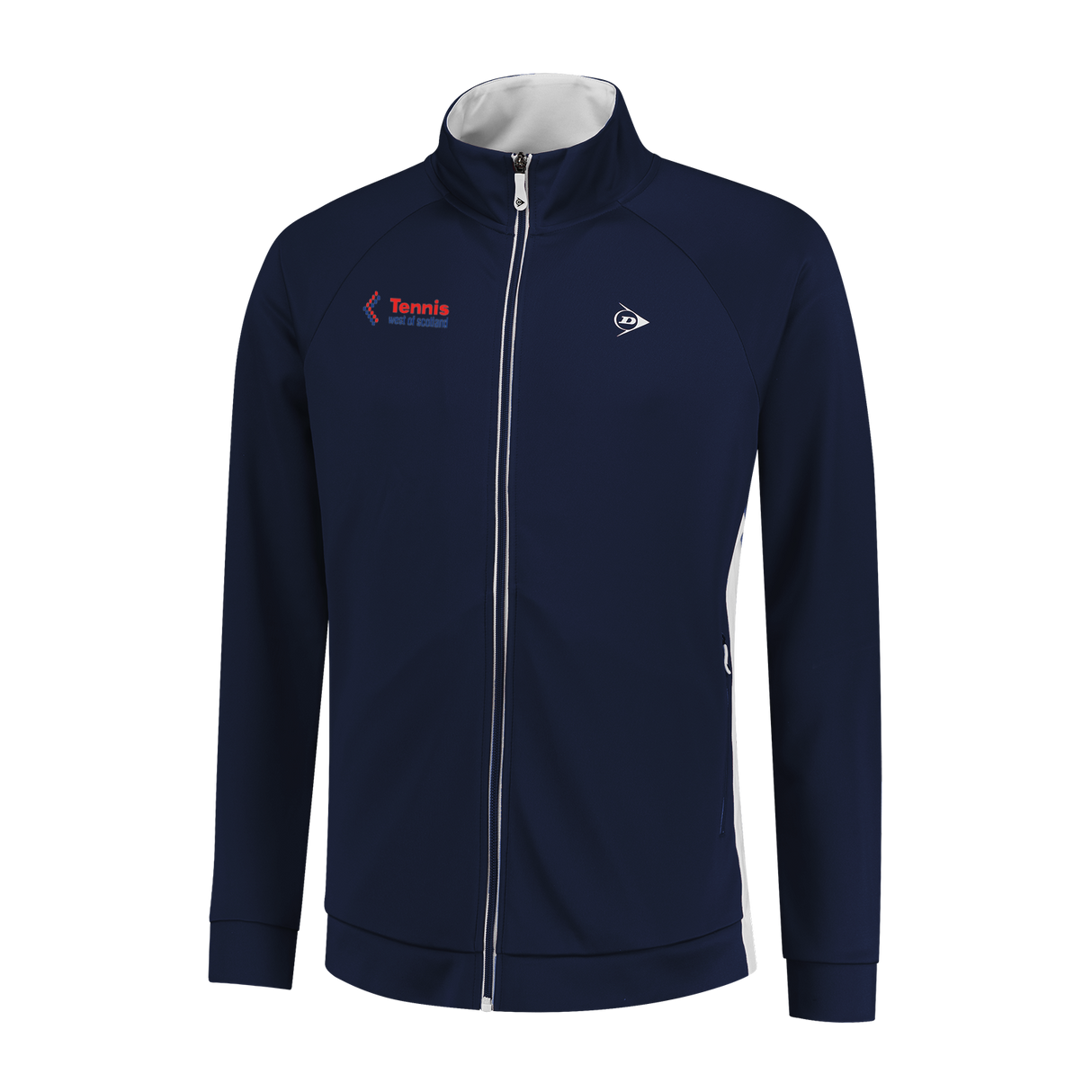 Dunlop West of Scotland Club Knitted Jacket (Mens) - Navy