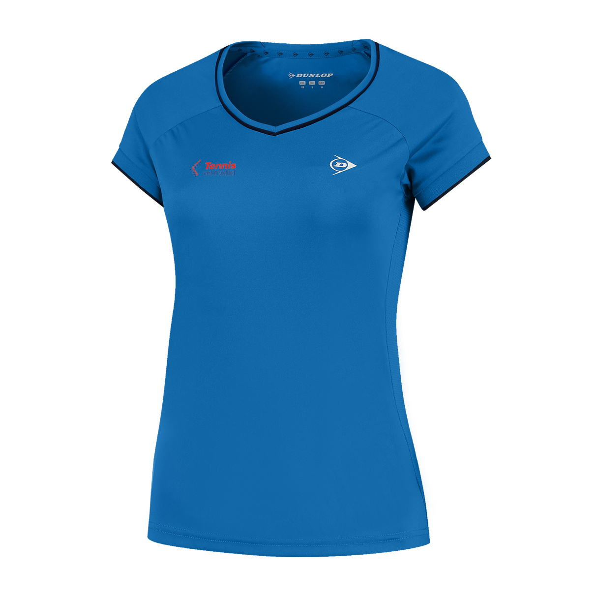 Dunlop West of Scotland Club Crew Tee (Ladies) - Royal Blue