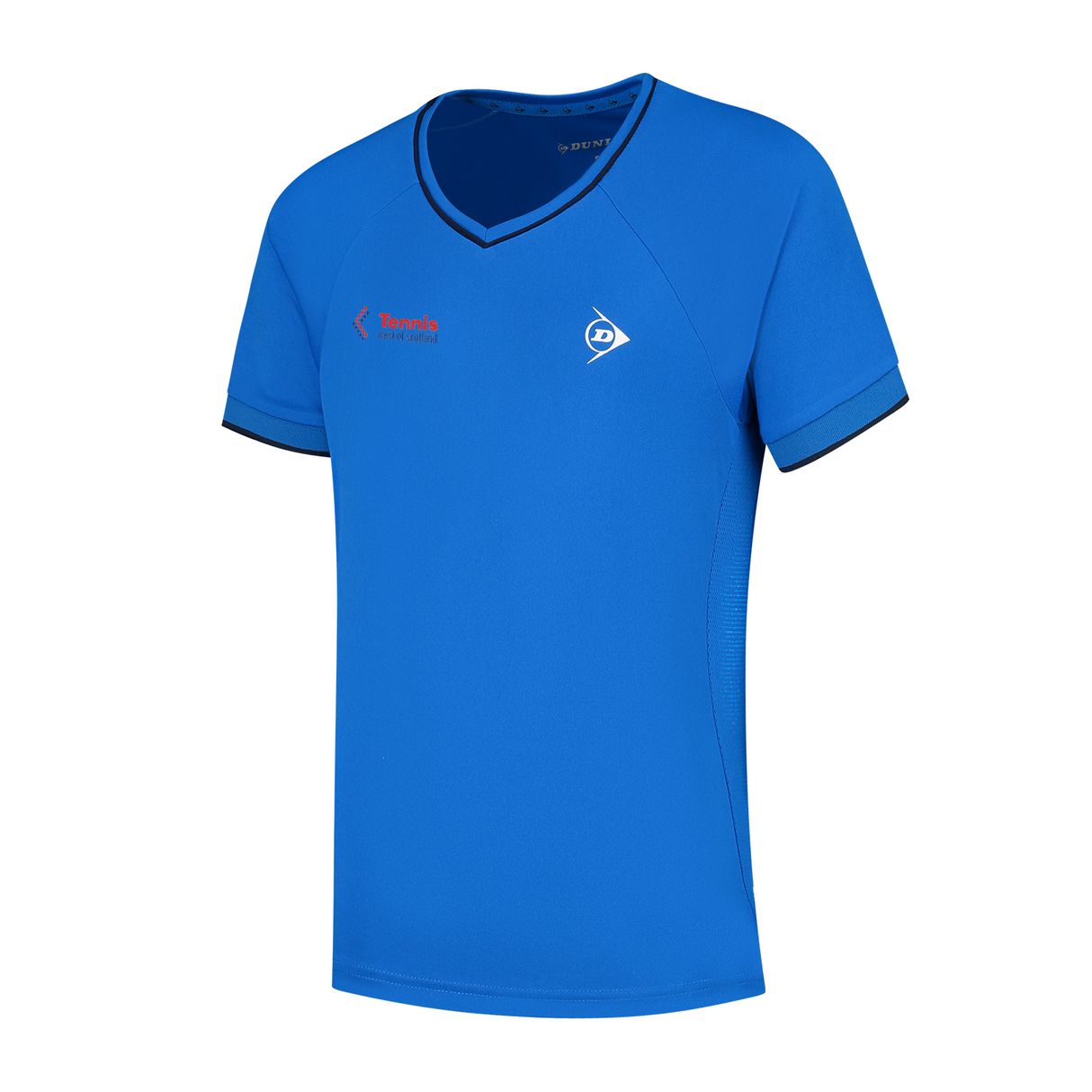 Dunlop West of Scotland Club Crew Tee (Girls) - Royal Blue