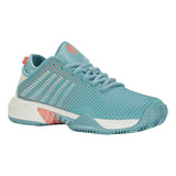 K-Swiss Hypercourt Supreme HB Tennis Shoes (Ladies) - Nile Blue/Blanc/Desert Flower