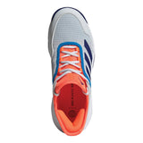 Adidas Ubersonic 4 Tennis Shoes (Junior) - Blue Tint/Legacy Indigo/Solar Orange