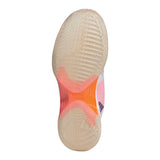 adidas Avacourt All-Court Tennis Shoes (Ladies) - Cloud White/Legacy Indigo/Flash Orange