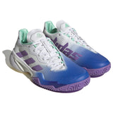 adidas Barricade Tennis Shoes (Ladies) - Lucid Blue/Violet Fusion/Pulse Mint