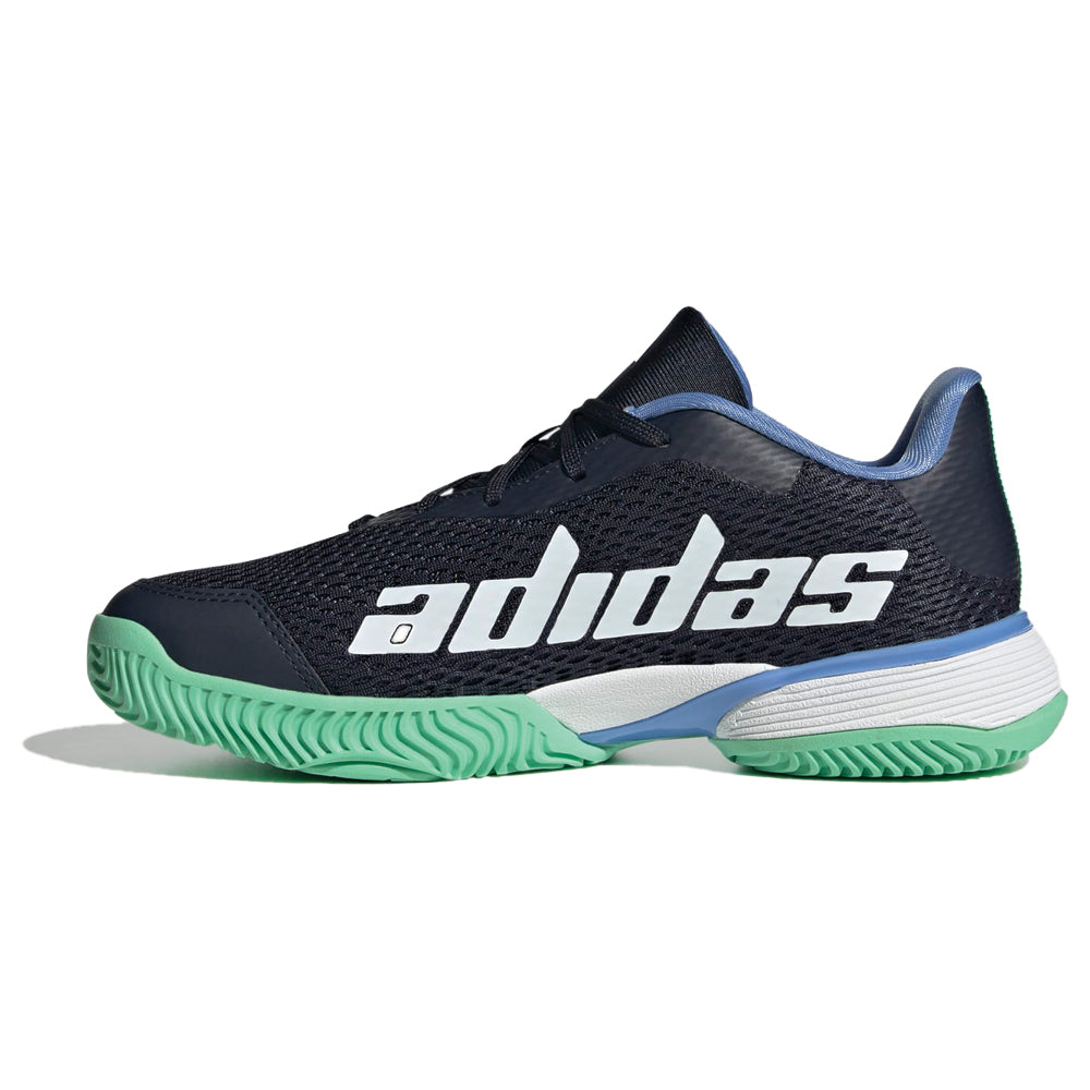 adidas Barricade Tennis Shoes (Junior) - Legend Ink/Cloud White/Blue Fusion