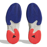 adidas Barricade All Surface Tennis Shoe (Mens) - Lucid Blue/Core Black/Solar Red
