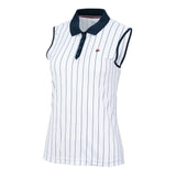 Fila Heritage Pia Striped Tennis Polo (Ladies) - White