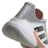 adidas Barricade Shoes (Ladies) - Grey Two/Core Black/Ambient Blush