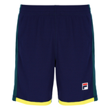 Fila Heritage Knit Tennis Short (Mens) - Navy/Teal