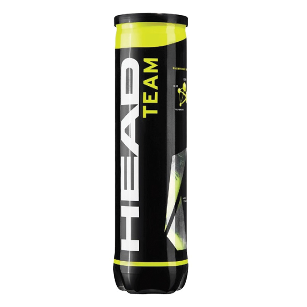 HEAD Team Tennis Balls (4 Ball Can)