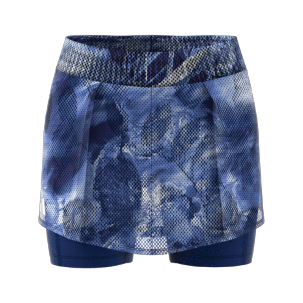 Adidas Melbourne Tennis Skirt (Ladies) - Lucid Blue