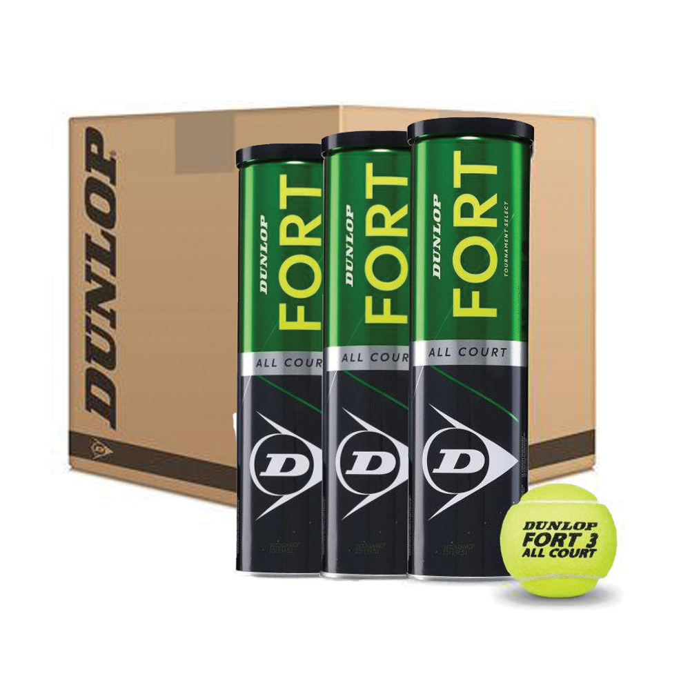 Dunlop Fort All Court Tournament Select Tennis Ball (4 Ball Can) - 1 Dozen Balls (See Product Description For Bulk Prices)