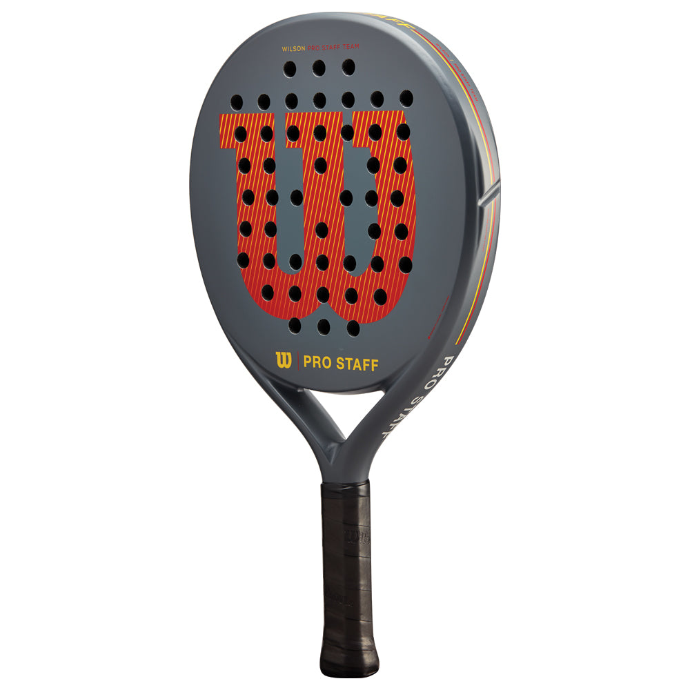 Wilson Pro Staff V2 Team Padel Racket Grey Red