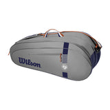 Wilson Roland Garros Team 6 Racket Bag - Grey