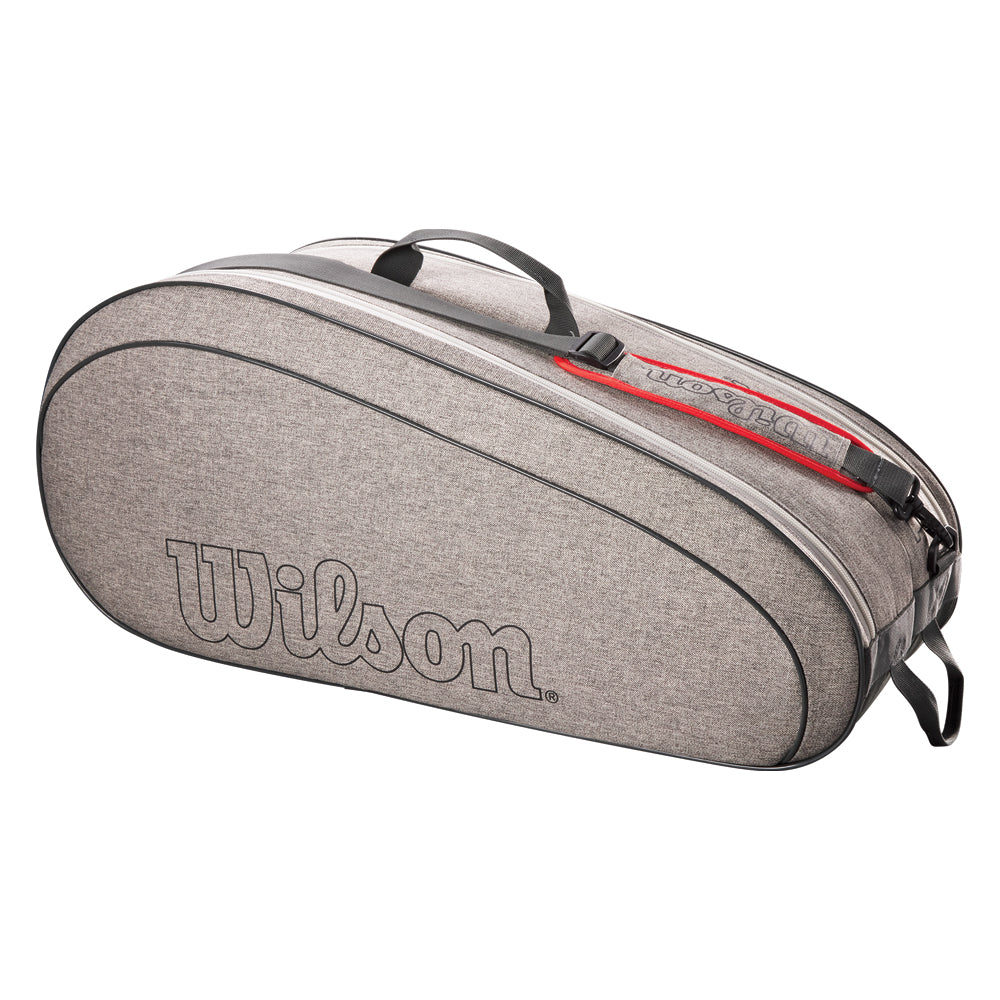 Wilson Team 6 Pack Racket Bag (Heather Grey)