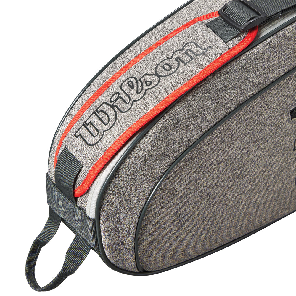 Wilson Team 3 Pack Racket Bag (Heather Grey)